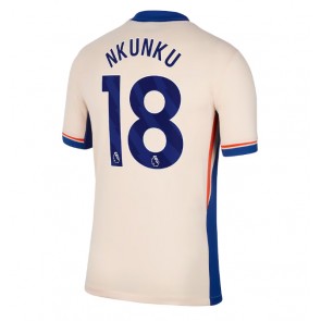 Chelsea Christopher Nkunku #18 Venkovní Dres 2024-25 Krátký Rukáv
